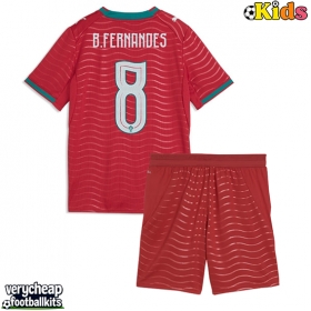Portugal Bruno Fernandes #8 Replica Home Minikit World Cup 2026 Short Sleeve (+ pants)